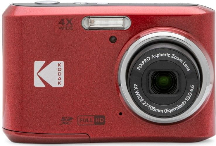 KODAK Friendly Zoom FZ45, červená